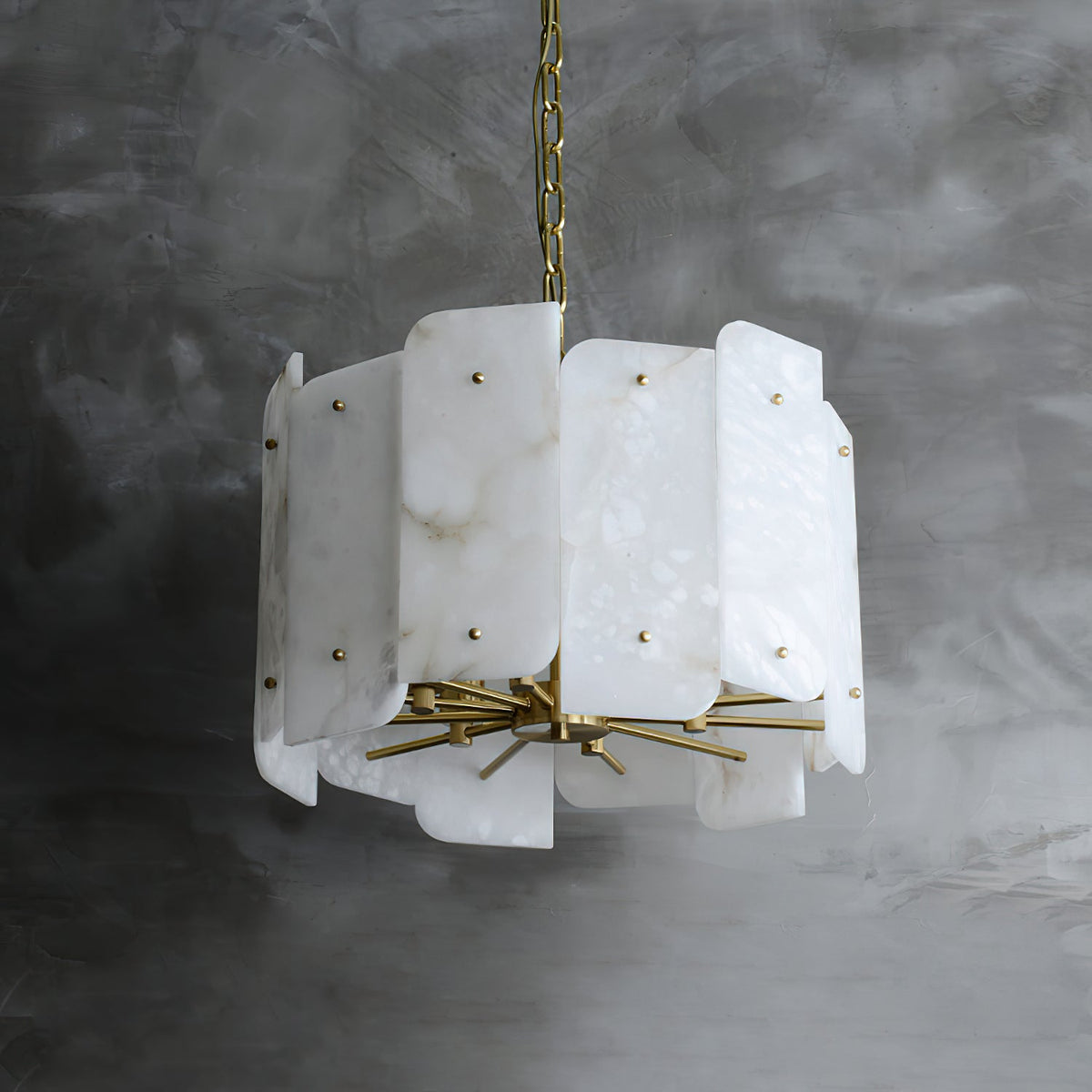 Radilum Zoe Tiered Alabaster Chandelier