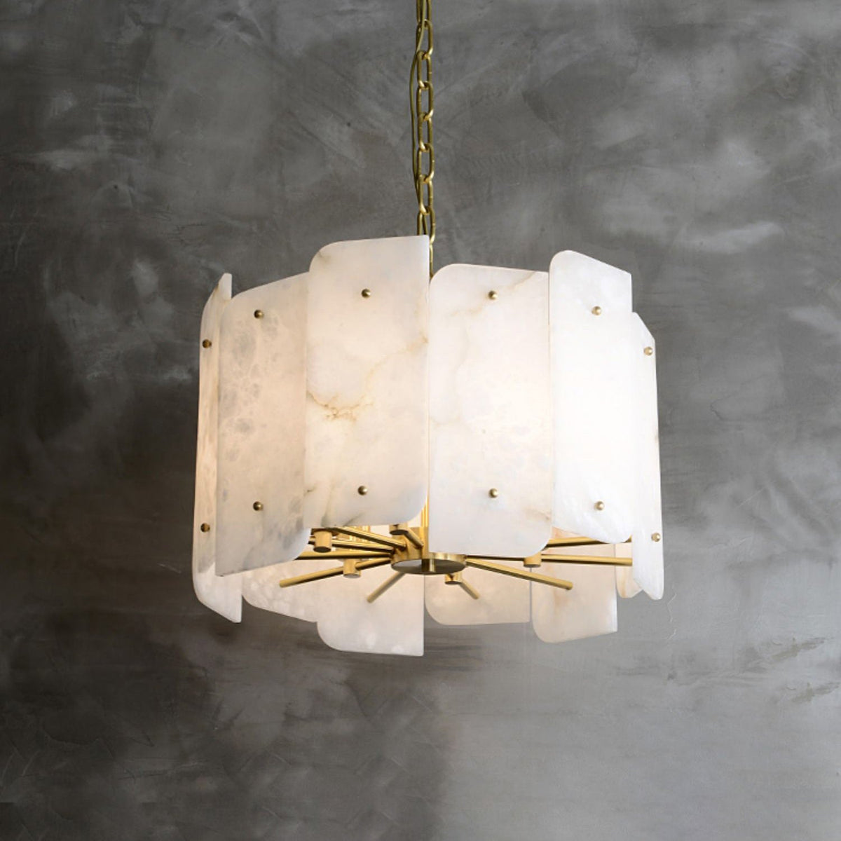Radilum Zoe Tiered Alabaster Chandelier