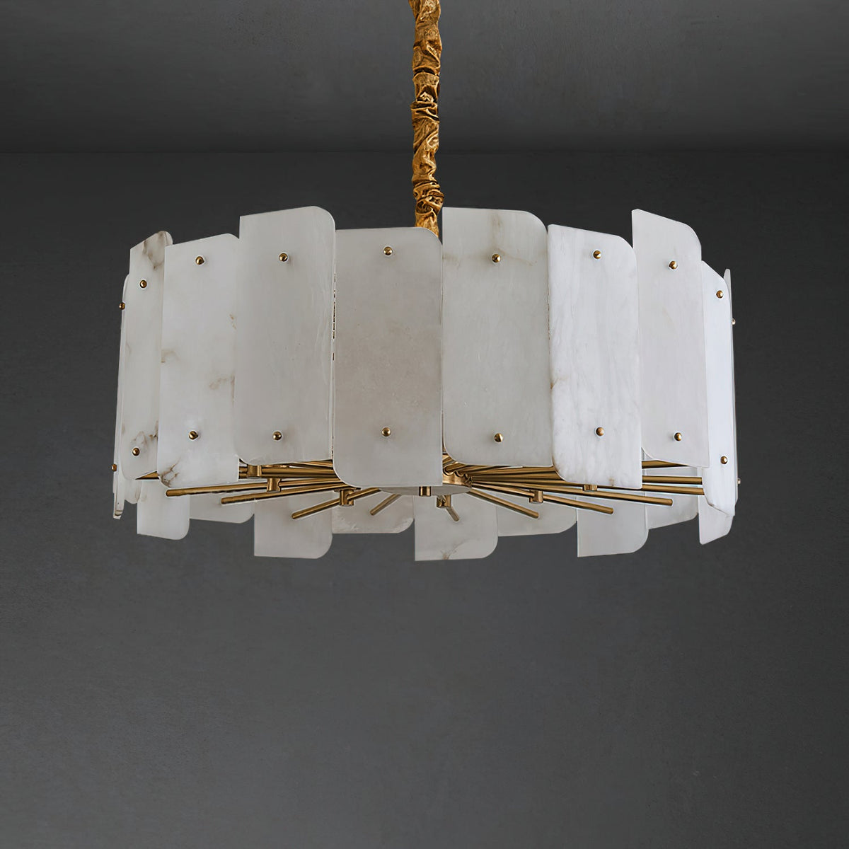 Radilum Zoe Tiered Alabaster Chandelier