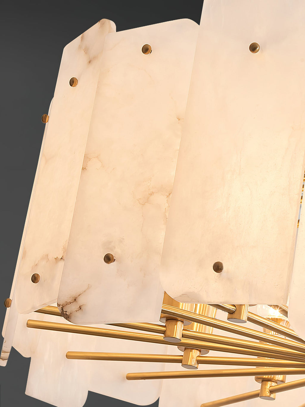 Radilum Zoe Tiered Alabaster Chandelier