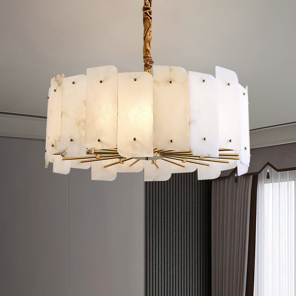 Radilum Zoe Tiered Alabaster Chandelier