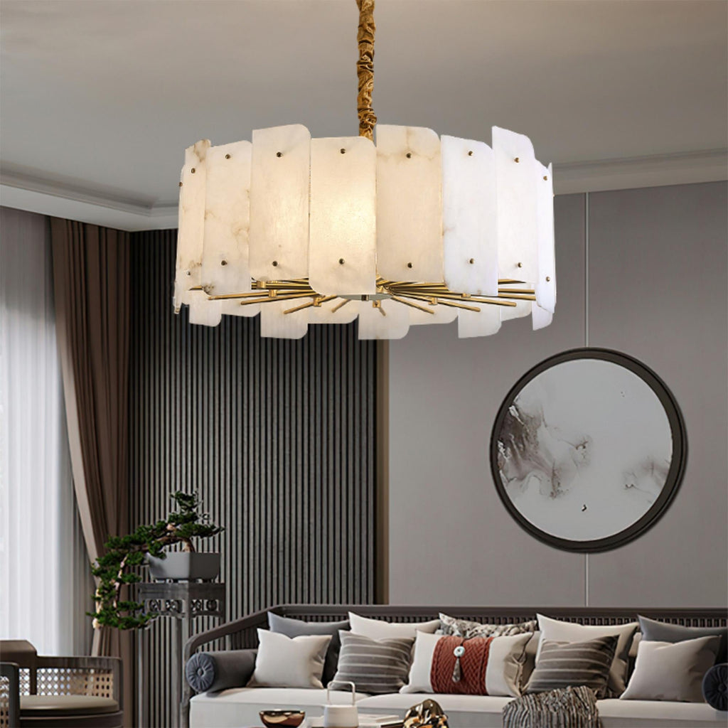 Radilum Zoe Tiered Alabaster Chandelier