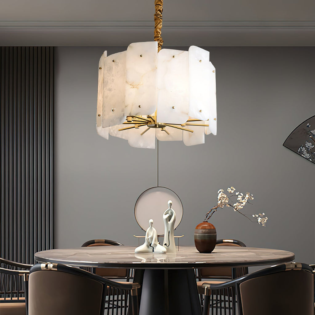 Radilum Zoe Tiered Alabaster Chandelier