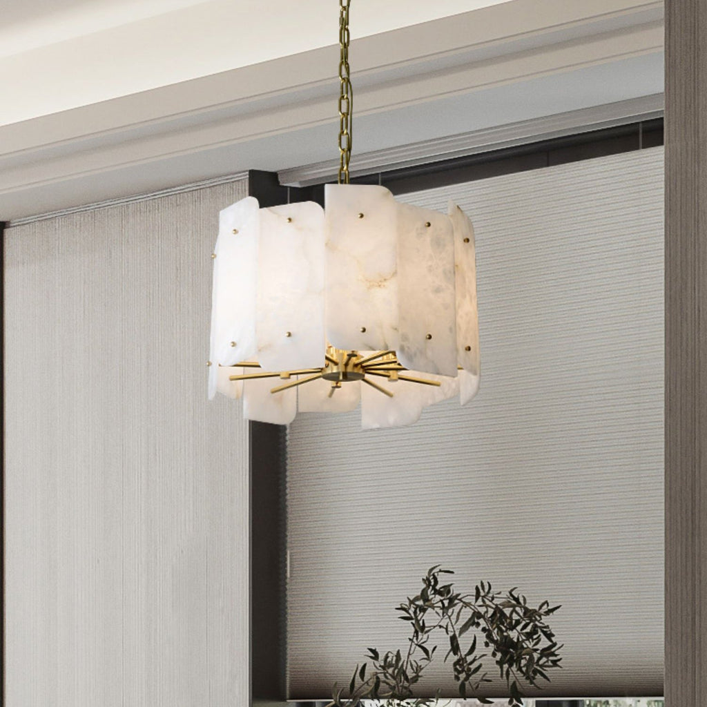 Radilum Zoe Tiered Alabaster Chandelier